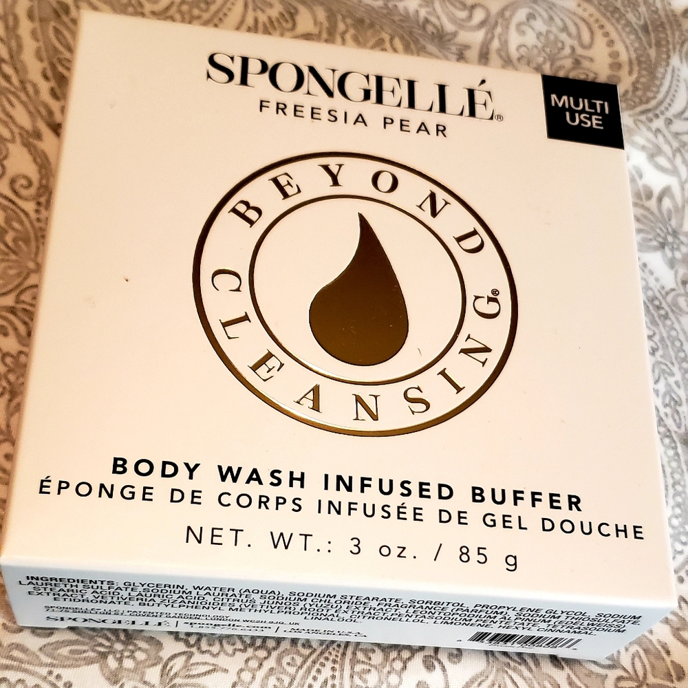 Body wash infused buffer